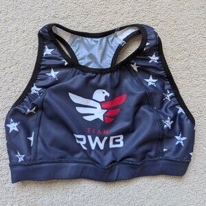 NEW Wattie Ink Tri Top Team RWB Contender Race Bra Women's XS Small sports run
